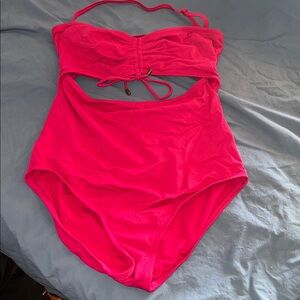 Stylish Red womens One Piece Swimsuit size 16/18 xl